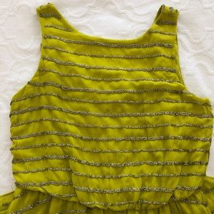 NWT GIANNI BINI Lime Green Sequin Dress